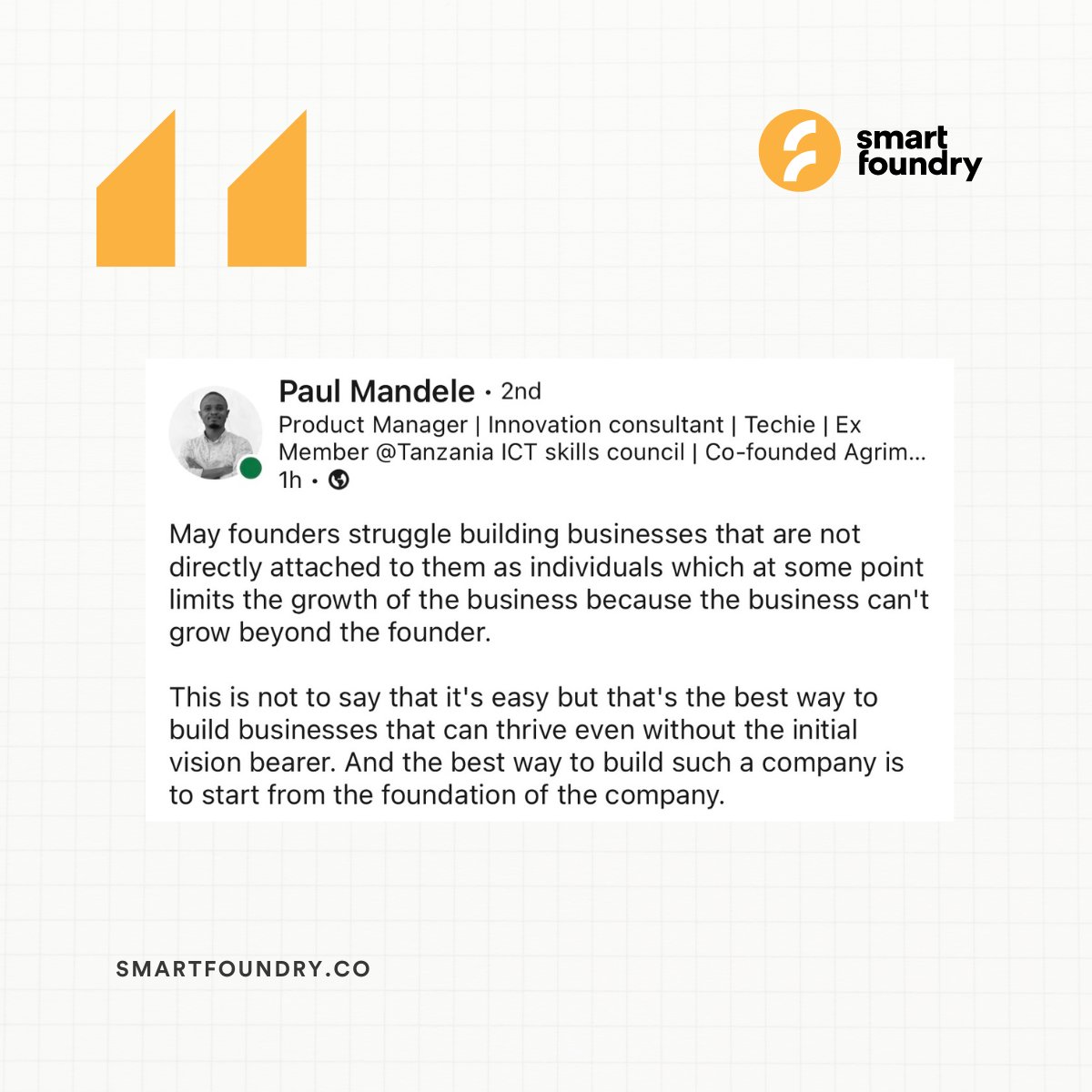 Smart Foundry tweet media