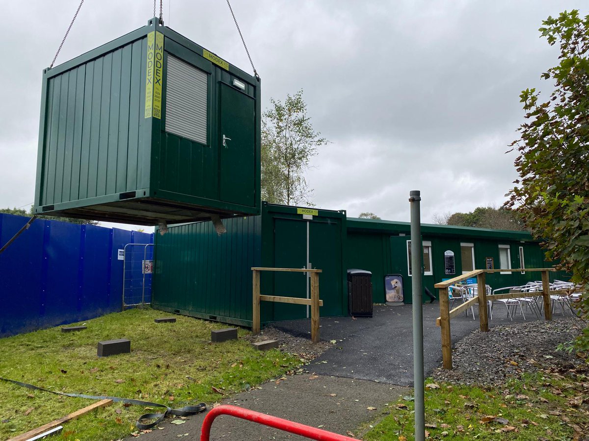 modex_spaces's tweet image. Small 10ft Module Unit delivered to Neath last week.

#modularbuilding