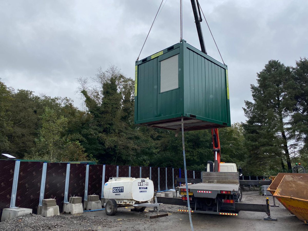 modex_spaces's tweet image. Small 10ft Module Unit delivered to Neath last week.

#modularbuilding