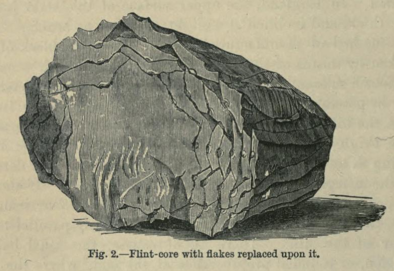 Incredible and very old illustration of a flint refitting 💜

Sir John Evans, 1872 (1897 ed.) - The ancient stone implements, weapons, and ornaments of Great Britain.

#FlintWednesday #refits #Palaeolithic