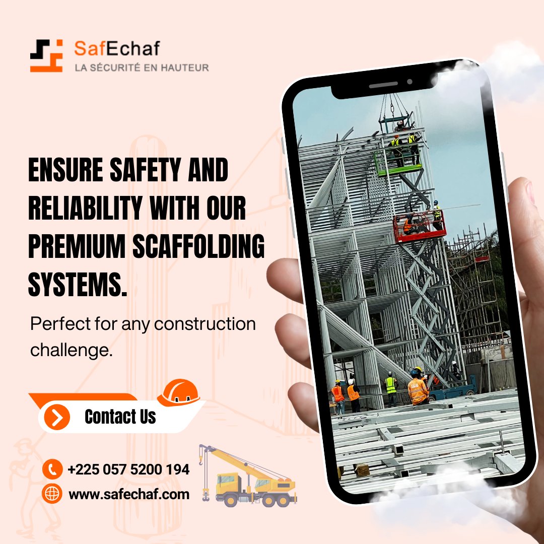 safechaf's tweet image. @SafEchaf
Reach out today for top-tier scaffolding solutions! 

#ScaffoldingSolutions #SafetyInConstruction #BuildSecure #ReliableScaffolding #ConstructionSafety #TopQualityScaffolding #ConstructionSupport #SafeBuilding #ScaffoldingExcellence #BuildWithSafety