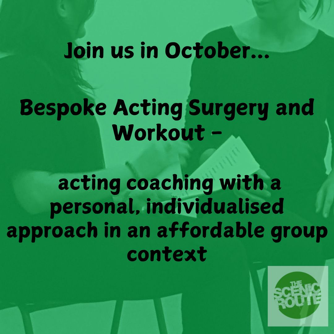 Join us next week - acting surgery and workout session
<a href="/theatredeli/">Theatre Deli</a>. Bespoke, individualised coaching session moulded around participants' interests, be it blocks, audition or role prep, or general skill flex. All details at bit.ly/4bIeQEn. Online sessions too! #actors