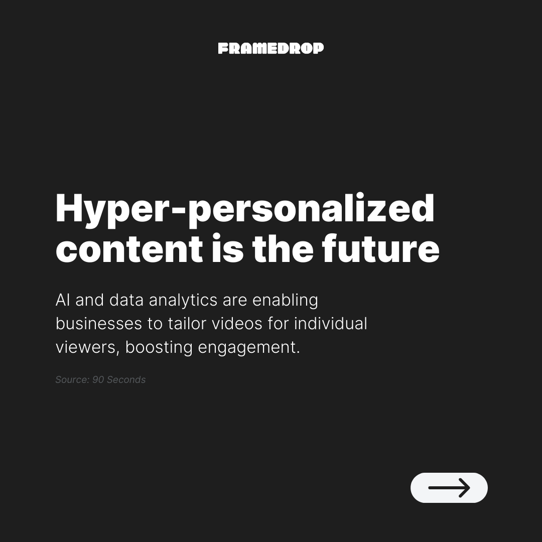 framedrop_ai's tweet photo. ⏳ 2024 is almost done! Did you ride the wave of these video trends?

1️⃣ Short-form videos ruled
2️⃣ AI-transformed workflows
3️⃣ Personalization boosted engagement

Which trend will you use in 2025? Let us know! 🚀 
#FramedropAI #VideoTrends #AI https://t.co/h8bXlGZoTQ