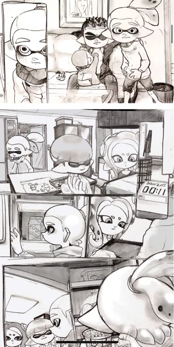 インク日和描き初めの頃
背景全く描けなくてほぼ白だったんだけど

ツン君や八重が仲間入りして
日常ものを描くぞと決めた日から
下手でパースが狂っててもほぼ毎日描いてた思い出
1枚目がその日 二、三枚目は最近

未だアナログだけど。 