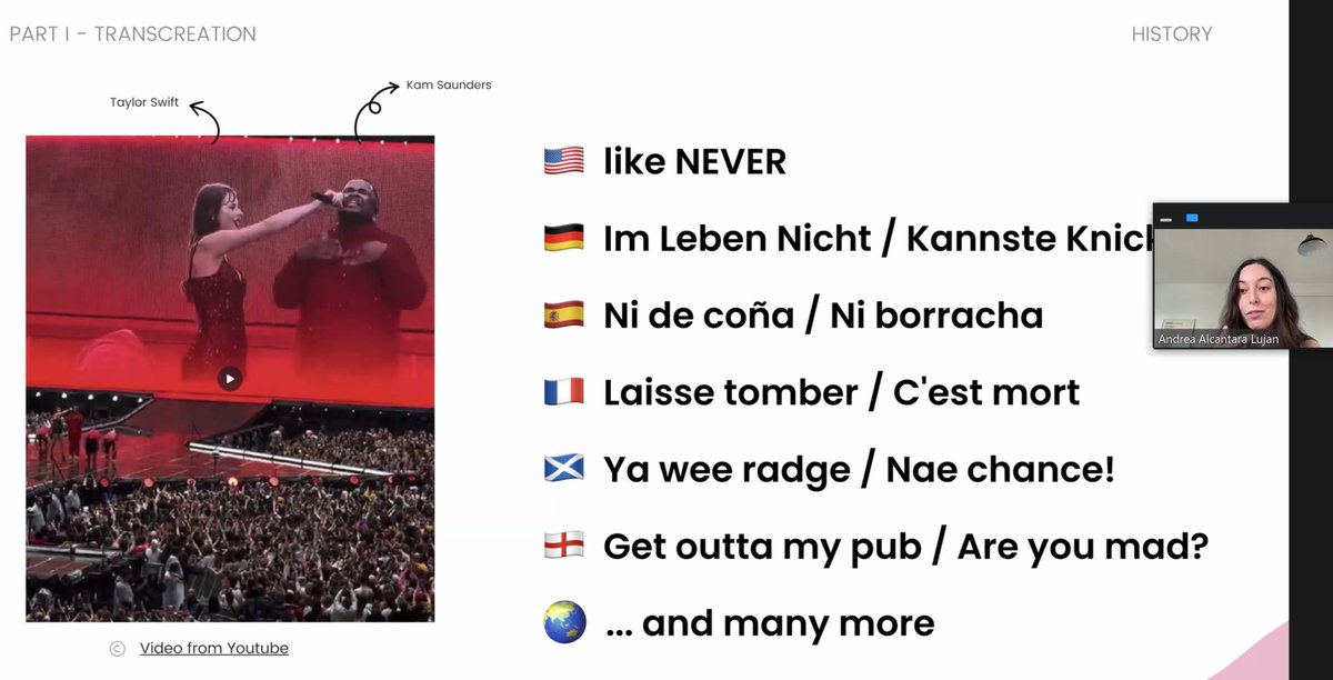 The Art of Transcreation - really enjoying this webinar from the ITI.