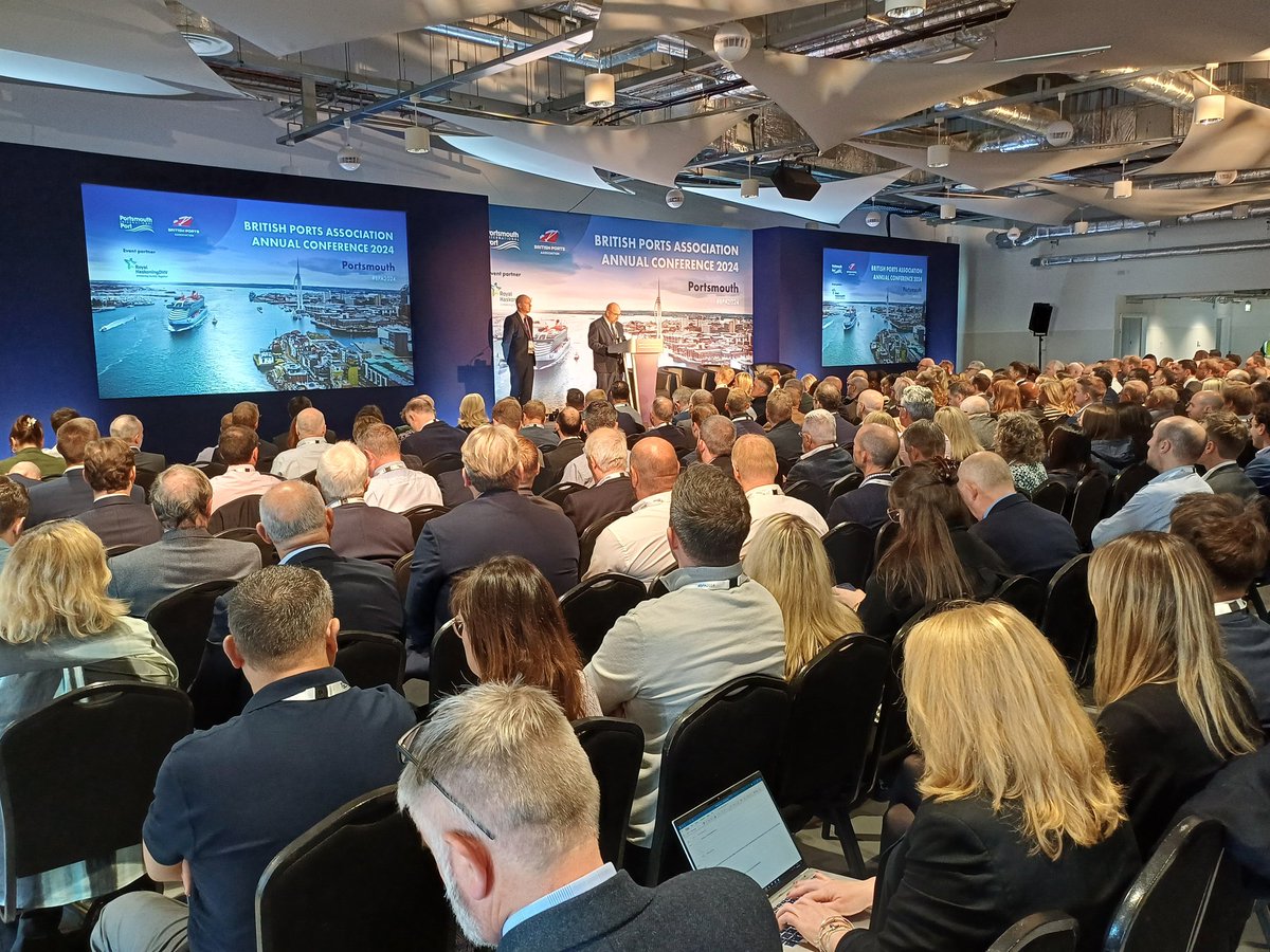 And we're off - with introductions from Mike Sellers, our port director and chair of the BPA, <a href="/Steve__Pitt/">Steve Pitt</a> Leader of <a href="/portsmouthtoday/">Portsmouth City Council</a>, and Maritime Minister <a href="/MikeKaneMP/">Mike Kane MP</a>, plus an informative panel with updates from the government