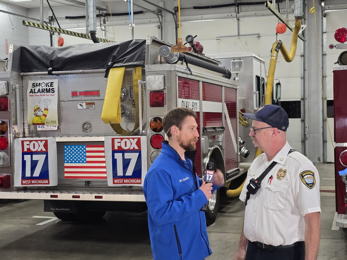 It's #FirePreventionWeek and we're live from the  Rockford Fire Service this morning sharing #firepreventiontips to 
Keep <a href="/MichiganSafe/">Michigan SAFE</a>
<a href="/FOX17/">FOX 17</a>
<a href="/ESCAPEFireSafty/">ESCAPE Fire Safety</a>
<a href="/NFPA/">NFPA</a> 
<a href="/usfire/">U.S. Fire (USFA)</a>
