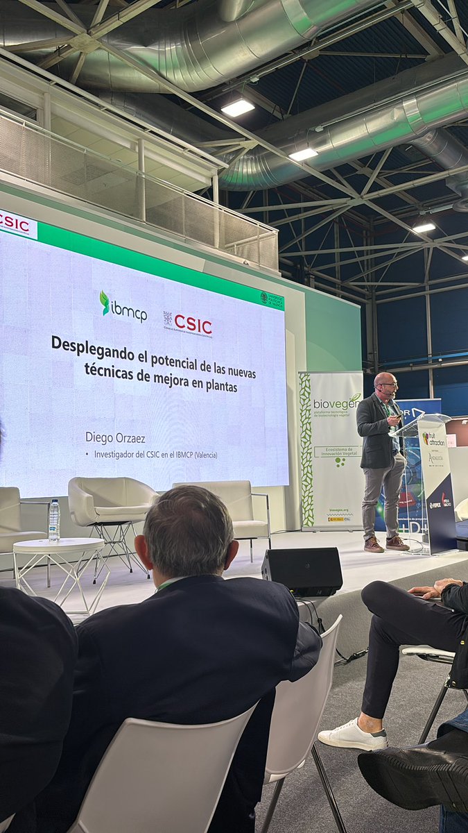 Diego Orzáez, <a href="/IBMCP/">IBMCP - Instituto de Biología Molecular y Celular</a> parlant de millora