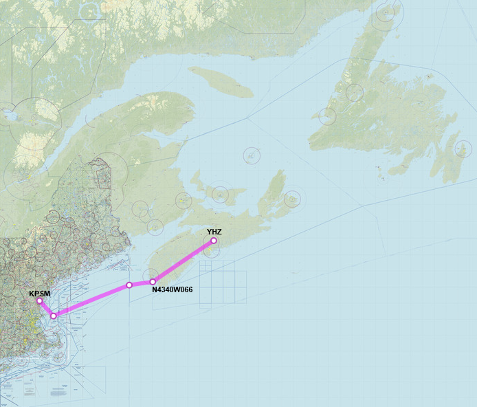 SirListenalot's tweet photo. #KC135's #AE015A #GOLD23 and #AE026F #GOLD33 in the hold over N4340W066 about to pick up four "MO" #F15's #TABOR83 out of Bangor https://t.co/RxT4hXyd5W