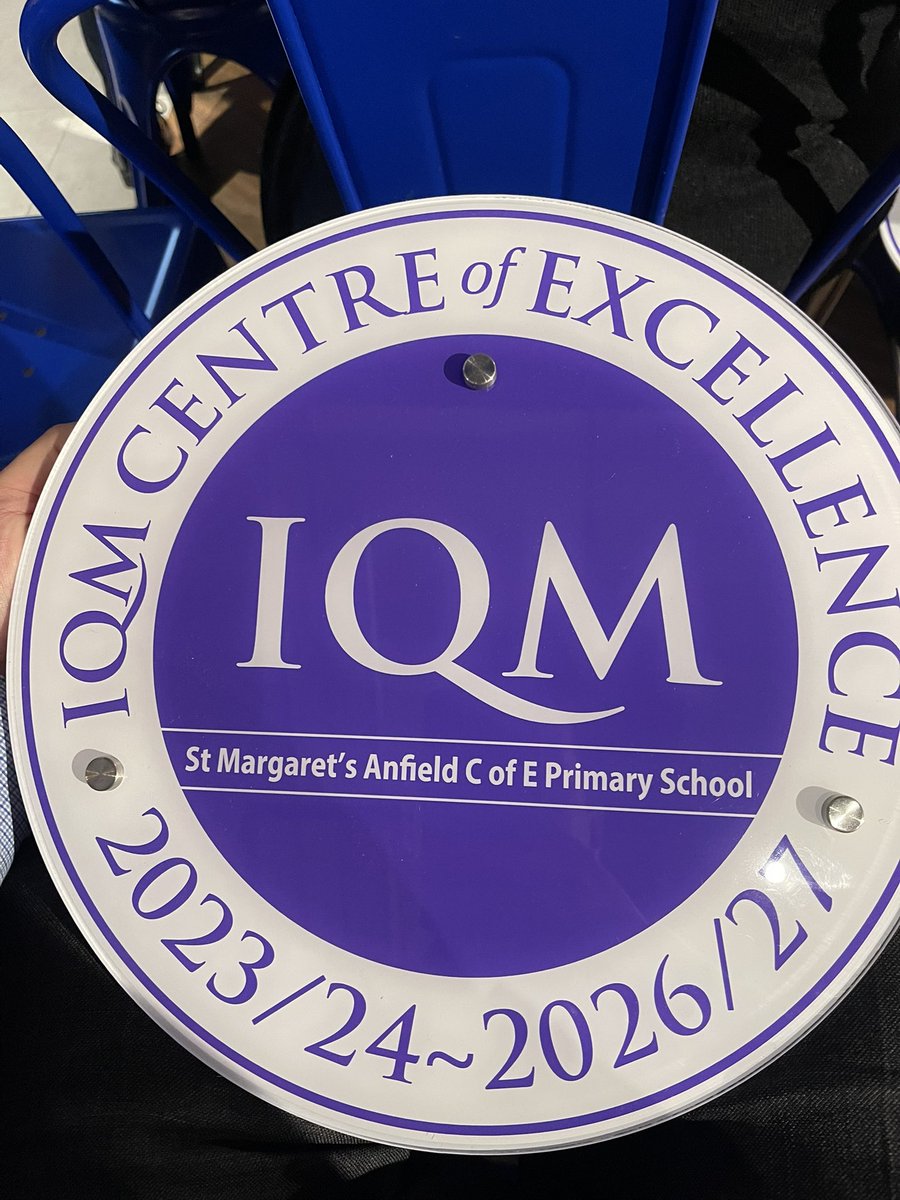Proud to achieve this award! <a href="/Kevin_Inclusion/">Executive Lead for School Improvemt <a href="/iqmaward/">IQM</a></a> @iqmaward