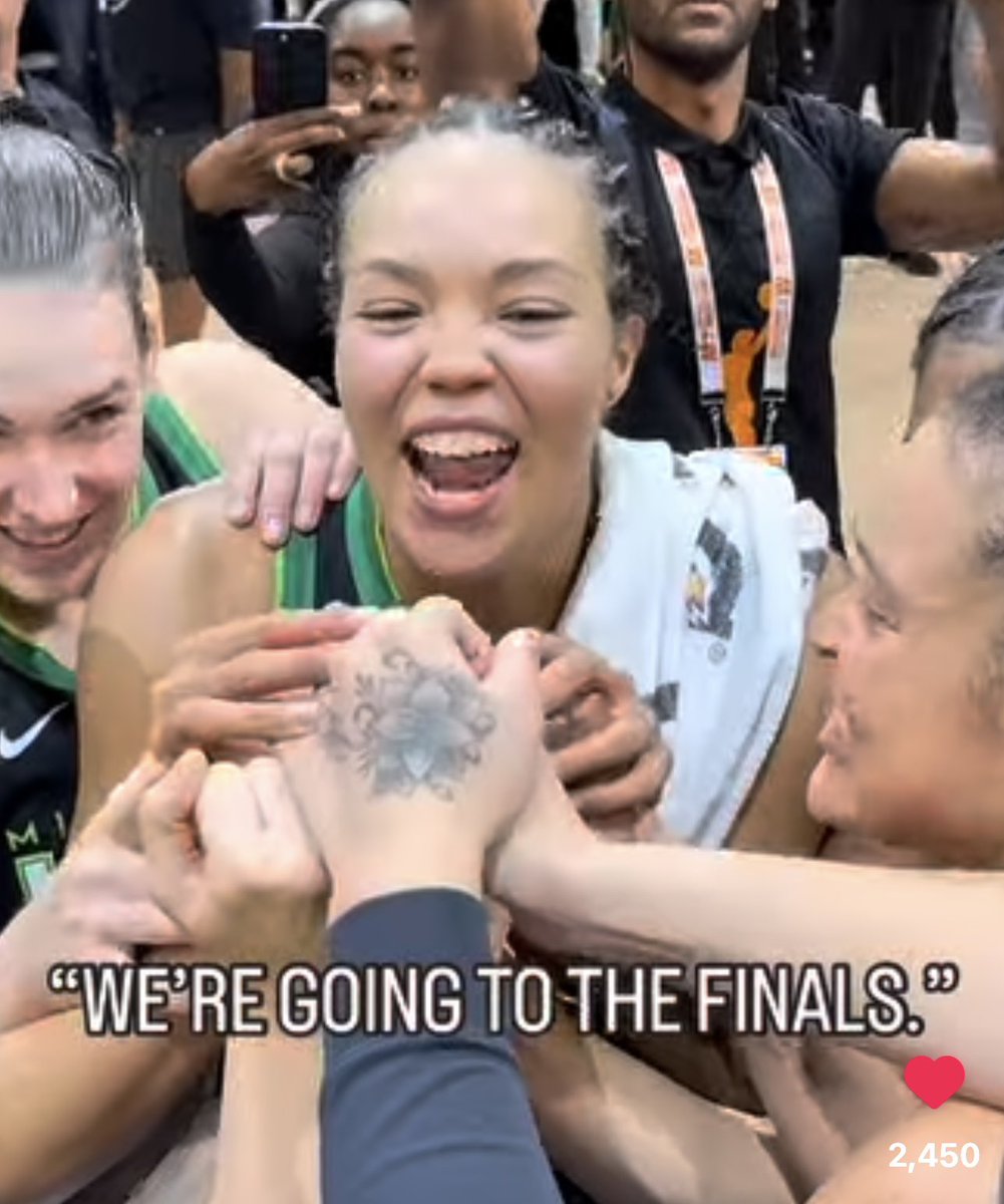 YOU BETCHA!

Our MN Lynx are headed to the WNBA Finals for a league RECORD 7th time! 💪🔥 we took down the Connecticut Sun and now it’s on to the NY Liberty!

We got the BEST squad in basketball. Let’s go, Lynx!! 🏆

#LynxNation #WNBAFinals #BringItHome #LetsGoLynx #Prowl 
💚💙