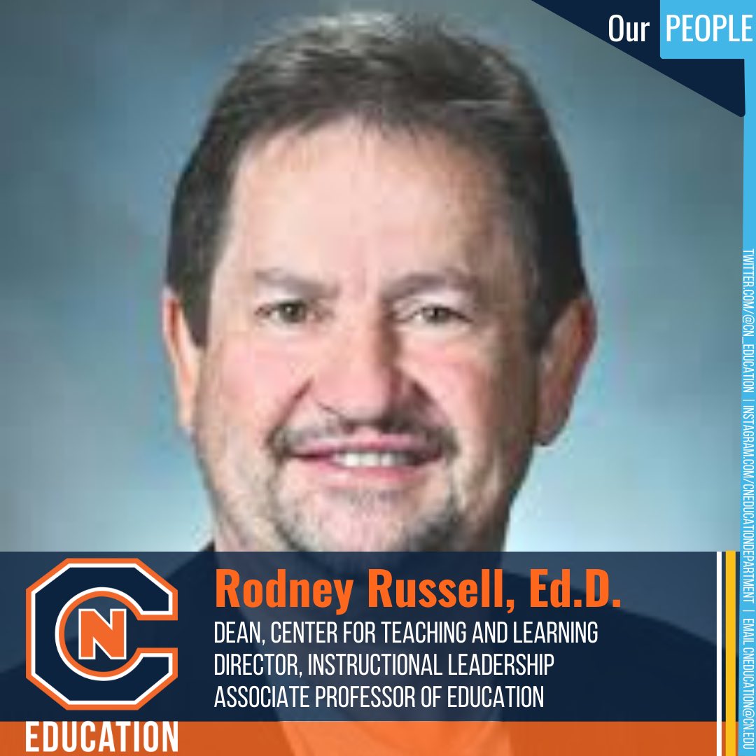 CN_Education (@cn_education) on Twitter photo In the series, Our People, we recognize Dr. Rodney Russell. Dr. Russell was recently appointed Associate Provost <a href="/carson_newman_u/">Carson-Newman University</a>. Prior to this appointment, he served as Dir of Ed Leadership, & Assoc Professor of Ed. Dr. Russell earned his Ed.D. from Trevecca Nazarene University In the series, Our People, we recognize Dr. Rodney Russell. Dr. Russell was recently appointed Associate Provost <a href="/carson_newman_u/">Carson-Newman University</a>. Prior to this appointment, he served as Dir of Ed Leadership, & Assoc Professor of Ed. Dr. Russell earned his Ed.D. from Trevecca Nazarene University