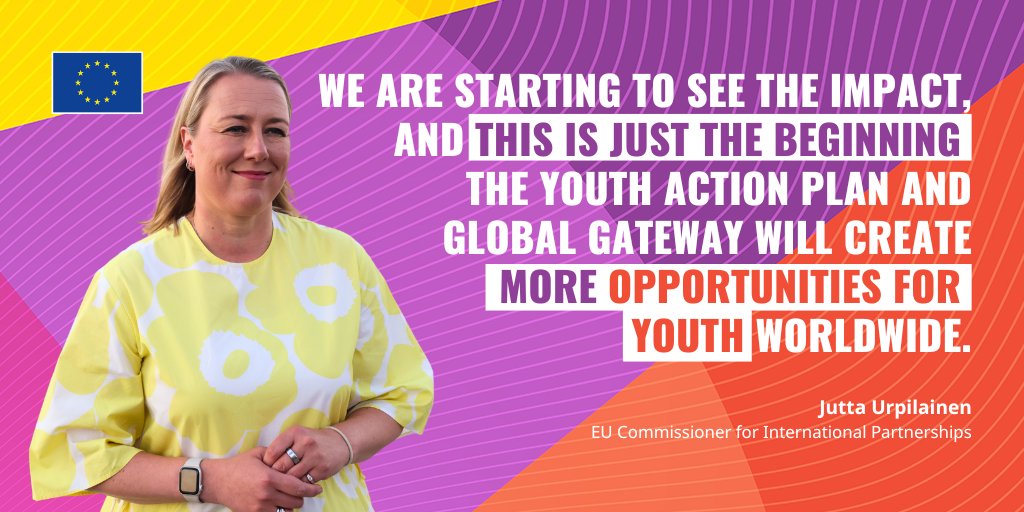 The #GlobalGateway High-Level Youth Event in Brussels showcases the EU’s commitment to investing in young people worldwide.🌍

Policymakers, #YouthSoundingBoard members &amp; young leaders unite to celebrate the impact of the first-ever 🇪🇺 #YouthActionPlan.

🔗europa.eu/!RQWwqm