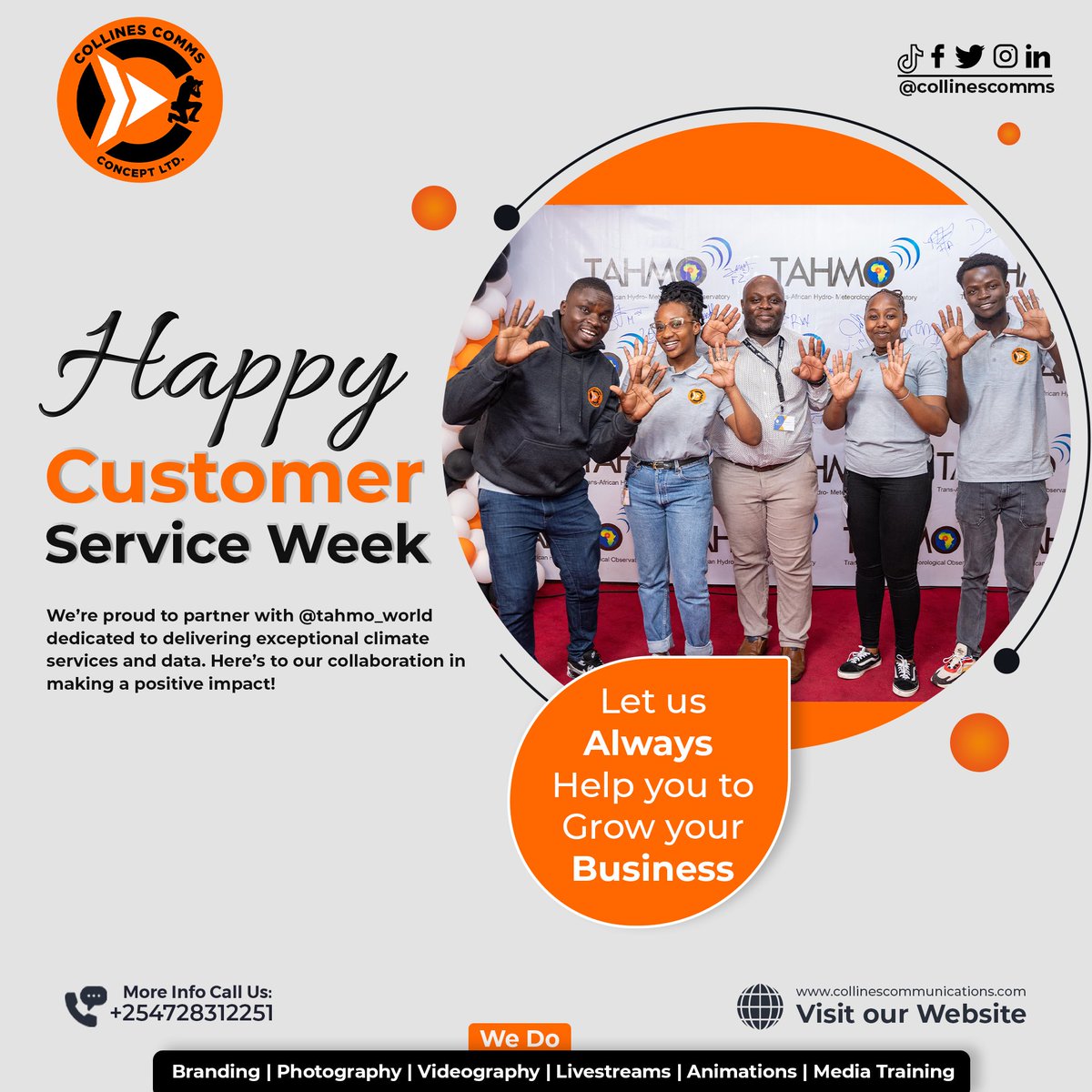 Daalu to <a href="/TAHMO_World/">TAHMO</a> for always entrusting us to capture moments and deliver for your projects.