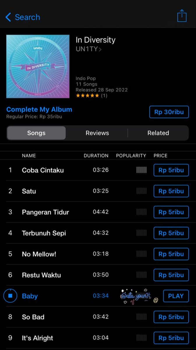 myonlychnce's tweet photo. Btw, jangan lupa ikutan iTunes Purchase Party ini yaa, N1T! Murah meriah kok, dengan 5K aja kamu udah bisa dukung UN1TY. Ayoo, tunjukin kalo kamu udah beli "Baby" di iTunes yaaa~
#HappyUN1TYDay
#UN1TYDay
#UN1TY https://t.co/EtgxmHnOfn