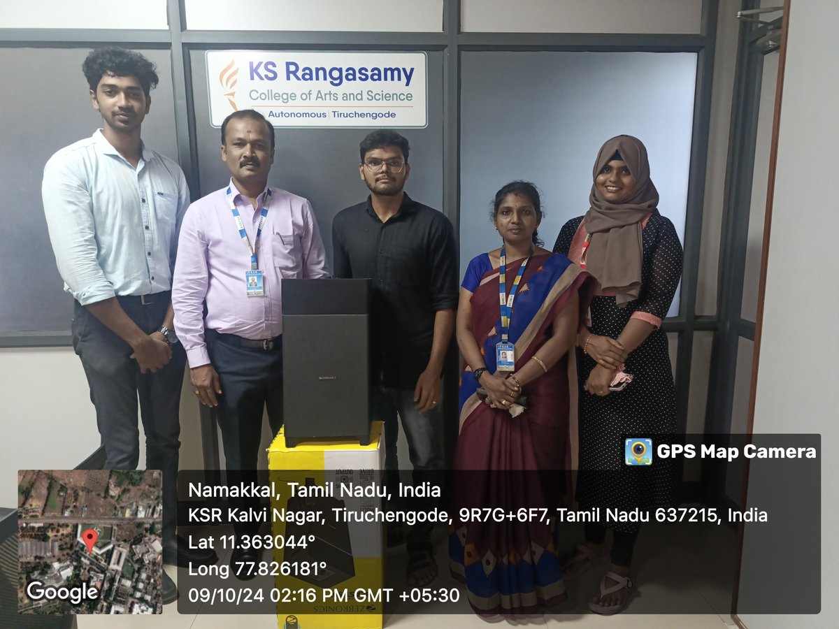 ksrcas1995's tweet image. Enthralled to share that the alumni of B.A.and M.A.English(Batch- 2020-2023 UG &amp;amp; Batch-2021- 2023 PG) have contributed PA System for the Department.

#AlumniContribution #DepartmentSupport #BAEnglish #MAEnglish #CommunitySpirit #ThankYouAlumni 
#weloveksr