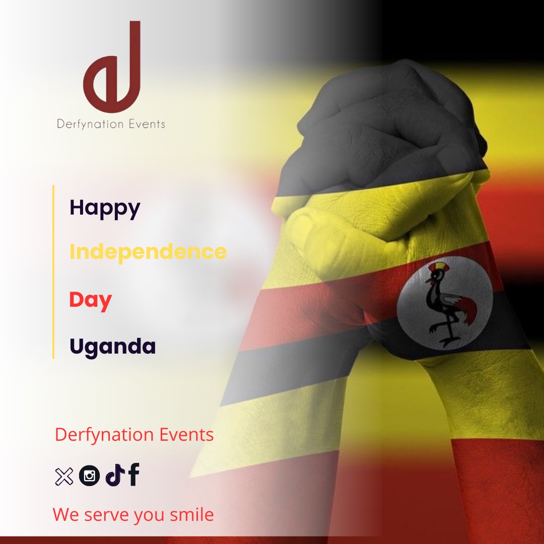 Happy 62 Dear Motherland 🇺🇬❤️
.
#IndependenceDay2024 
#Weserveyousmile
