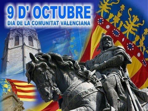 Feliz día a todos! #FelizDía9DeOctubre #DiaDeLaComunitatValenciana