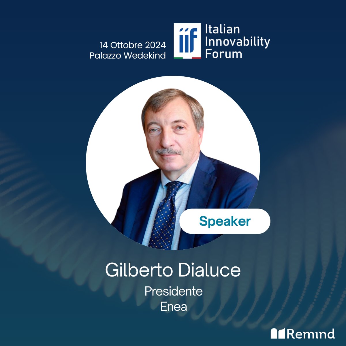 ENEAOfficial's tweet image. Lunedì 14 ottobre Gilberto #Dialuce, presidente #ENEA, parteciperà all'Italian Innovability Forum organizzato da #Remind in collaborazione con ENEA e il Parlamento europeo in Italia.  

Programma e maggiori informazioni: remind.it/italian-innova…  

@Europarl_IT @MASE_IT