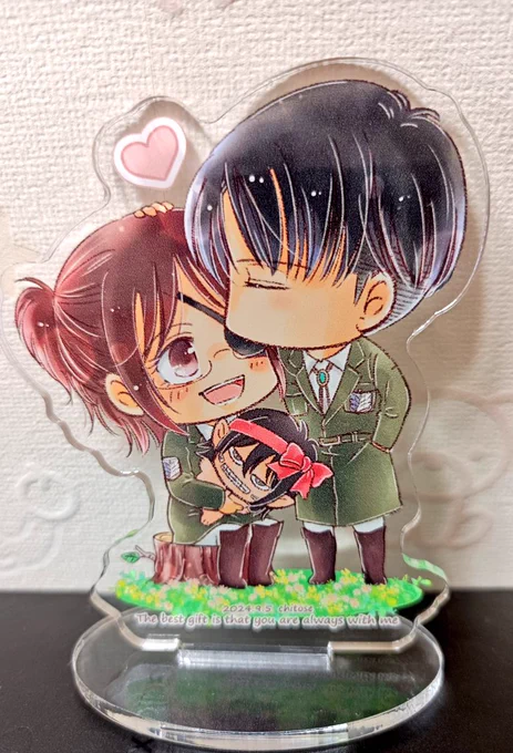 #リヴァハンアクリルスタンド完成!近いうちにとらのあなで販売します!m(_ _)m 