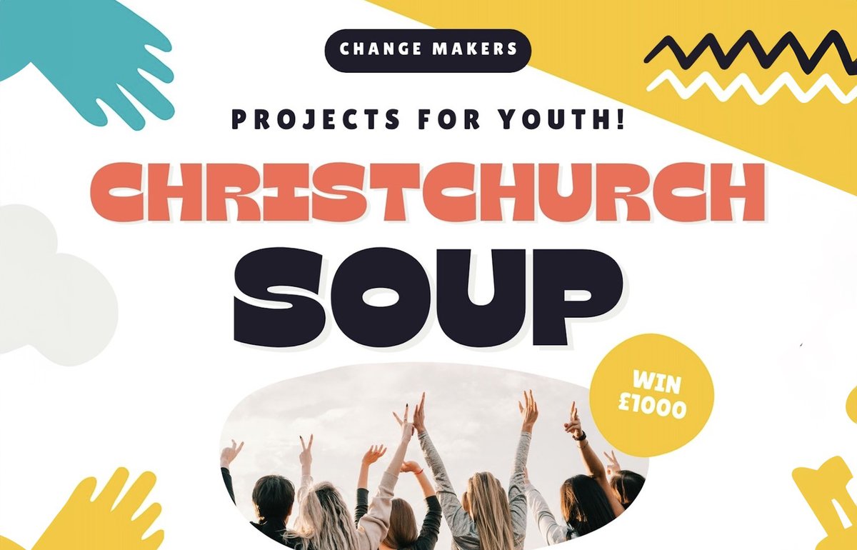 Christchurch Community Partnership is organising Christchurch Soup at GodFirst Church on October 21, where guests can enjoy a swing band, a bowl of soup and pitches for £1,000 funding from a number of projects before voting for the winner. £5 tickets from:
eventbrite.co.uk/e/christchurch…