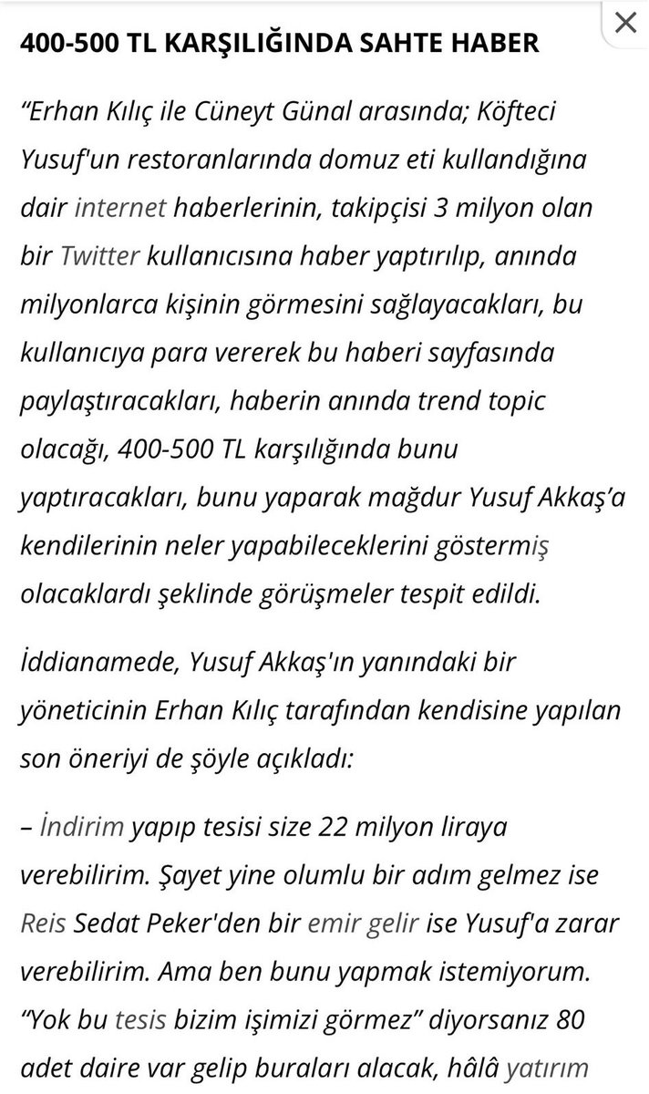 #köfteciyusuf mahkeme kayıtlarına geçmiş mafya şantajıyla karşı karşıya.
Ve tam da söyledikleri gibi bunu çok takipçileri hesaplar eliyle yapmaya çalışıyorlar 
Numune Yusuf’tan pişmiş köfte aldık diye başvuranların analiz sonucu ve mahkeme bu yüzden durdurma veriyor çünkü numune