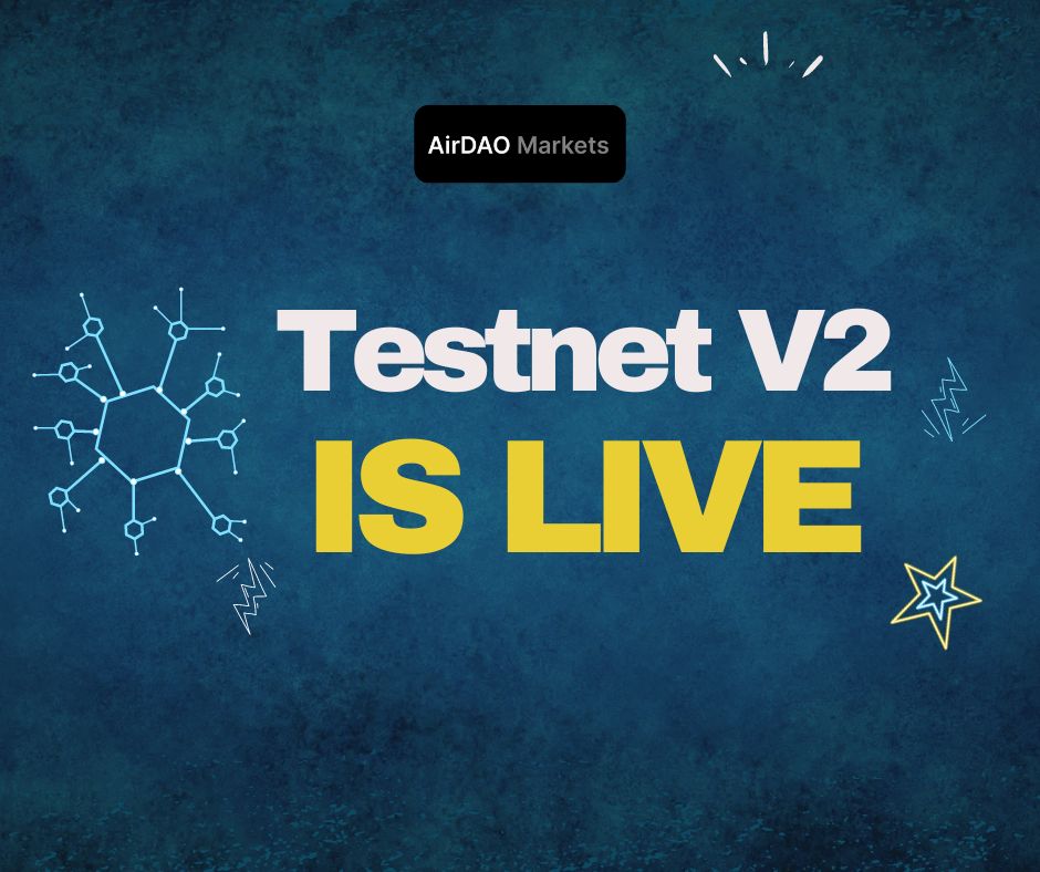 🚀Testnet V2 is LIVE!

We’ve pushed some major upgrades! ⚡️ Dive into new features, improved performance &amp; smoother user experience. 

Your feedback is key to making the final version flawless! 💬🔧
Visit: airdaomarktes.xyz

#AirDAO #TestnetV2 #PredictionMarkets $AMB $ADOGE