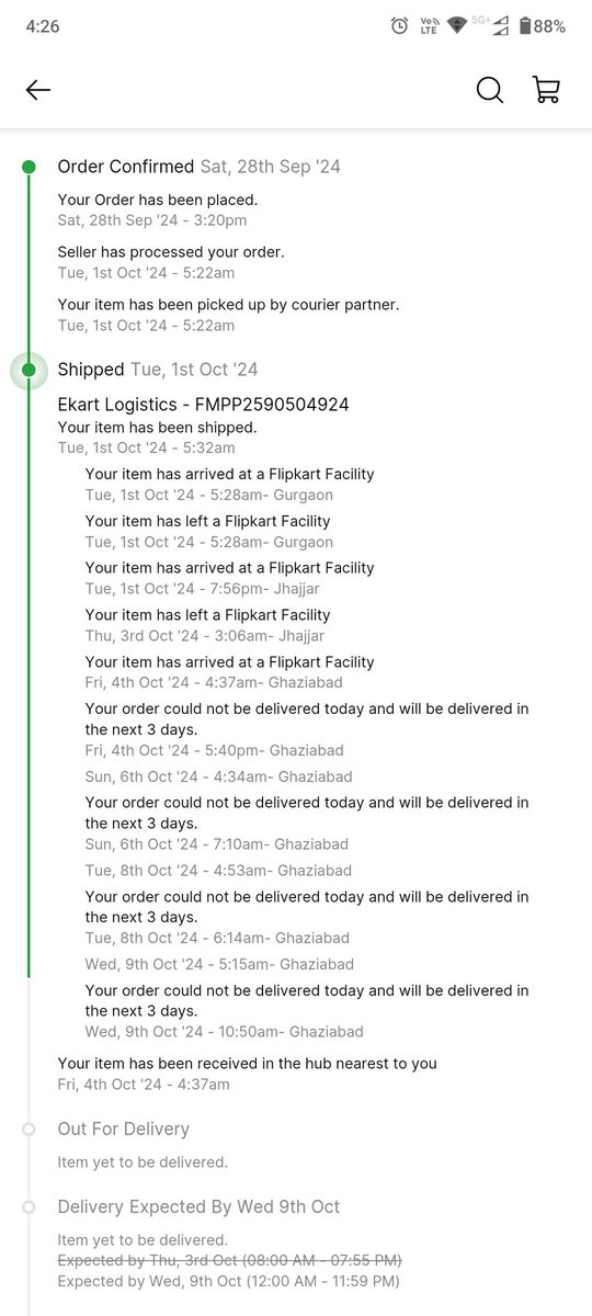 jitenpratap007's tweet photo. @GyanTherapy @flipkartsupport same here https://t.co/xcQuo2zgkG