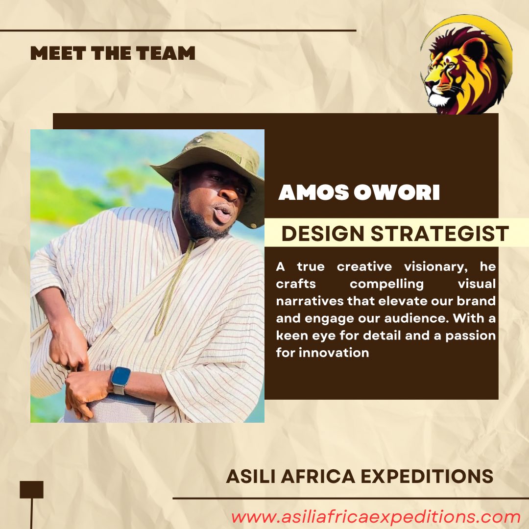 Asili_Africa's tweet image. Meet Owori Amos, our Design Strategist! A creative visionary with a keen eye for detail, His expertise in design strategy elevates our brand and ensures our messages are communicated effectively. We’re thrilled to have his talent on our team!  #CreativeVisionary
