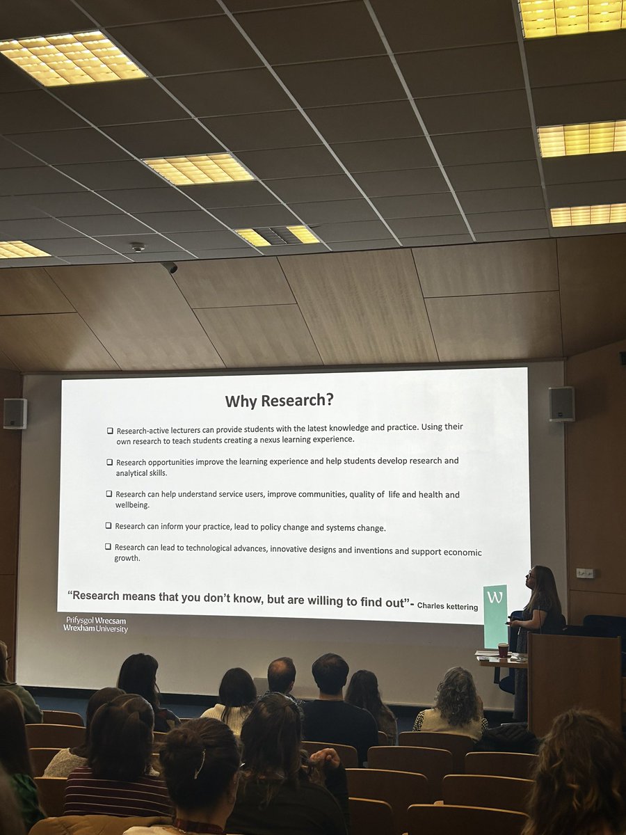 SLTWrexhamUni's tweet photo. Great talk from Frances and Jane from the Wrexham University Research Office on why we do research and how the team can support us to get involved🤝🏻 #NWSLE2024 @WrexhamUni @WUResearch_ @RCSLTLearn @BetsiResearch https://t.co/uBS2RxWaGo