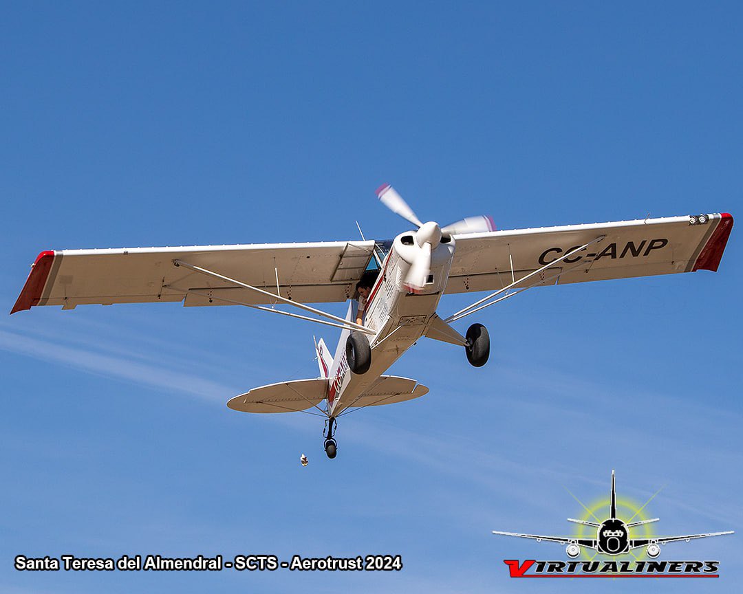 Virtualiners's tweet photo. Aviat A-1A #Husky, CC-ANP durante competencia de lanzamiento hacia el objetivo durante el Fly Inn #Aerotrust 2024
#AvGeek #virtualiners #spotting #aviationlovers #aviationgeek #Aviat #smallprop #aviationphotography #planespotting https://t.co/CLqJiUDDIB