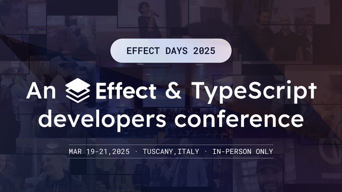 An Effect & TypeScript developers conference. In-person only.