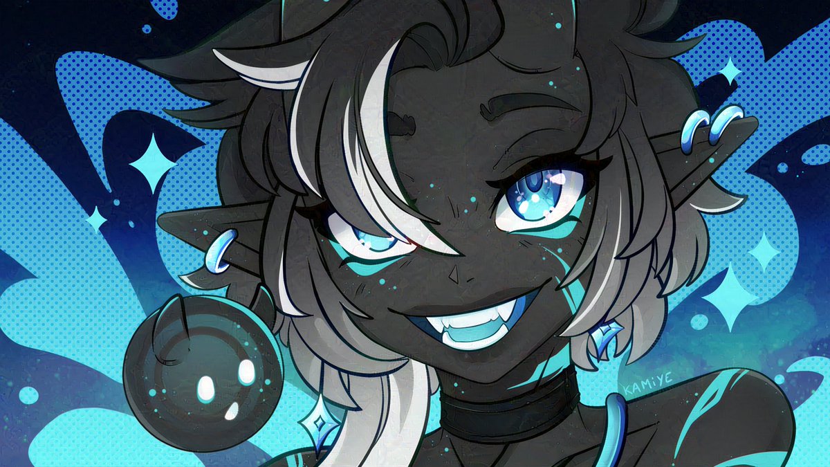 itskamiye's tweet photo. Hello #PortfolioDay !
I'm Kamiye, an accidental Emote Artist and VArtist that you can find #VGen 💙✨ https://t.co/1aymO1Q9Di