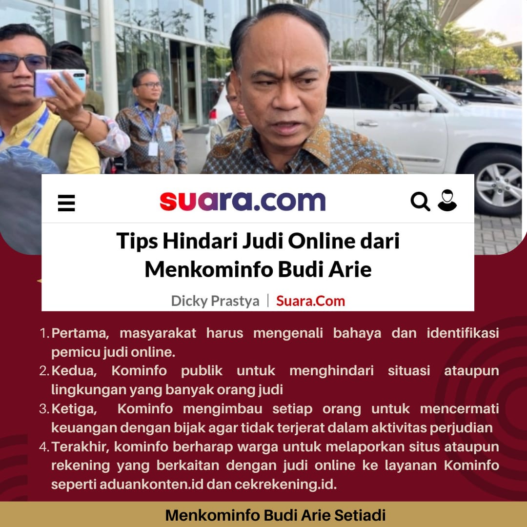 Ini gerakan yang benar, dan harus didukung sama masyarakat, soalnya judol juga meresahkan banget #BersamaAntiJudol 😭