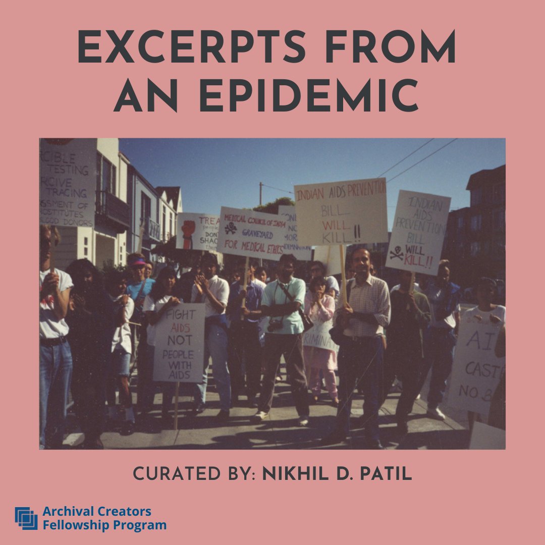 Nikhil D. Patil’s “Excerpts from an Epidemic” spotlights the early history of the HIV/AIDS epidemic in the U.S. and captures South Asian American perspectives up to the present day, drawing parallels with the COVID-19 pandemic ❤️ Explore Nikhil’s project using the links in bio!