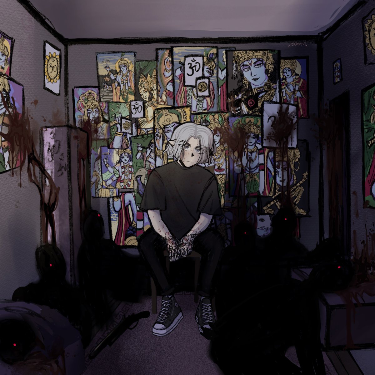 mizastery's tweet image. I haven't posted here for a long time, so I'll have to upload all the latest art

story about the sect

#art #procreate #artmoots #ocart