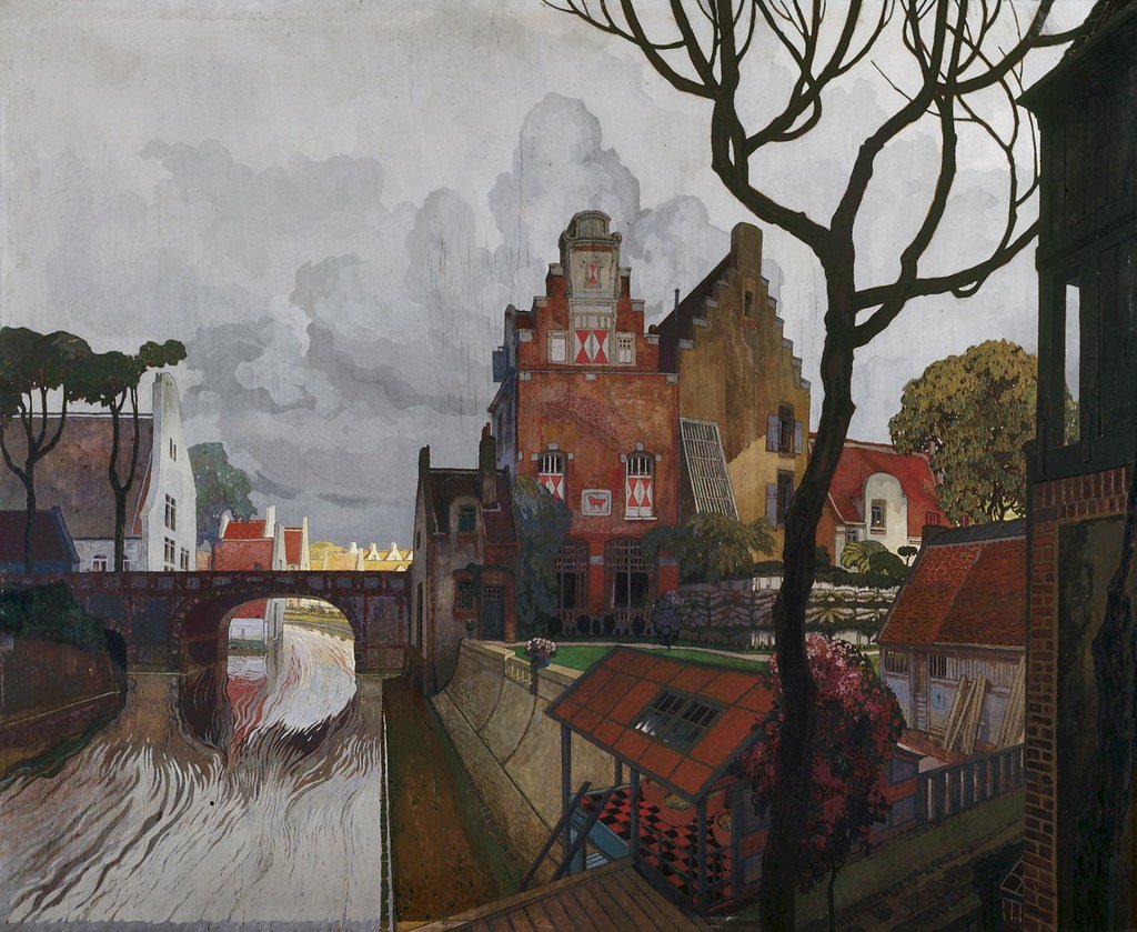 Houses by French painter, theatrical designer, and industrial art designer Georges de Feure (1868–1943)
