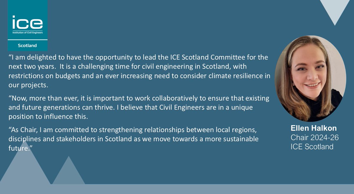 Institution of Civil Engineers Scotland (@icescotland) on Twitter photo Congratulations to Ellen Halkon who is the new ICE Scotland chair, taking over from <a href="/S82Consulting/">s82 consulting</a> . Ellen became chair at our recent AGM where attendees also heard about the A9 Dualling Programme from Lawrence Sheckman and from Victoria Campbell about Academy9! Congratulations to Ellen Halkon who is the new ICE Scotland chair, taking over from <a href="/S82Consulting/">s82 consulting</a> . Ellen became chair at our recent AGM where attendees also heard about the A9 Dualling Programme from Lawrence Sheckman and from Victoria Campbell about Academy9!