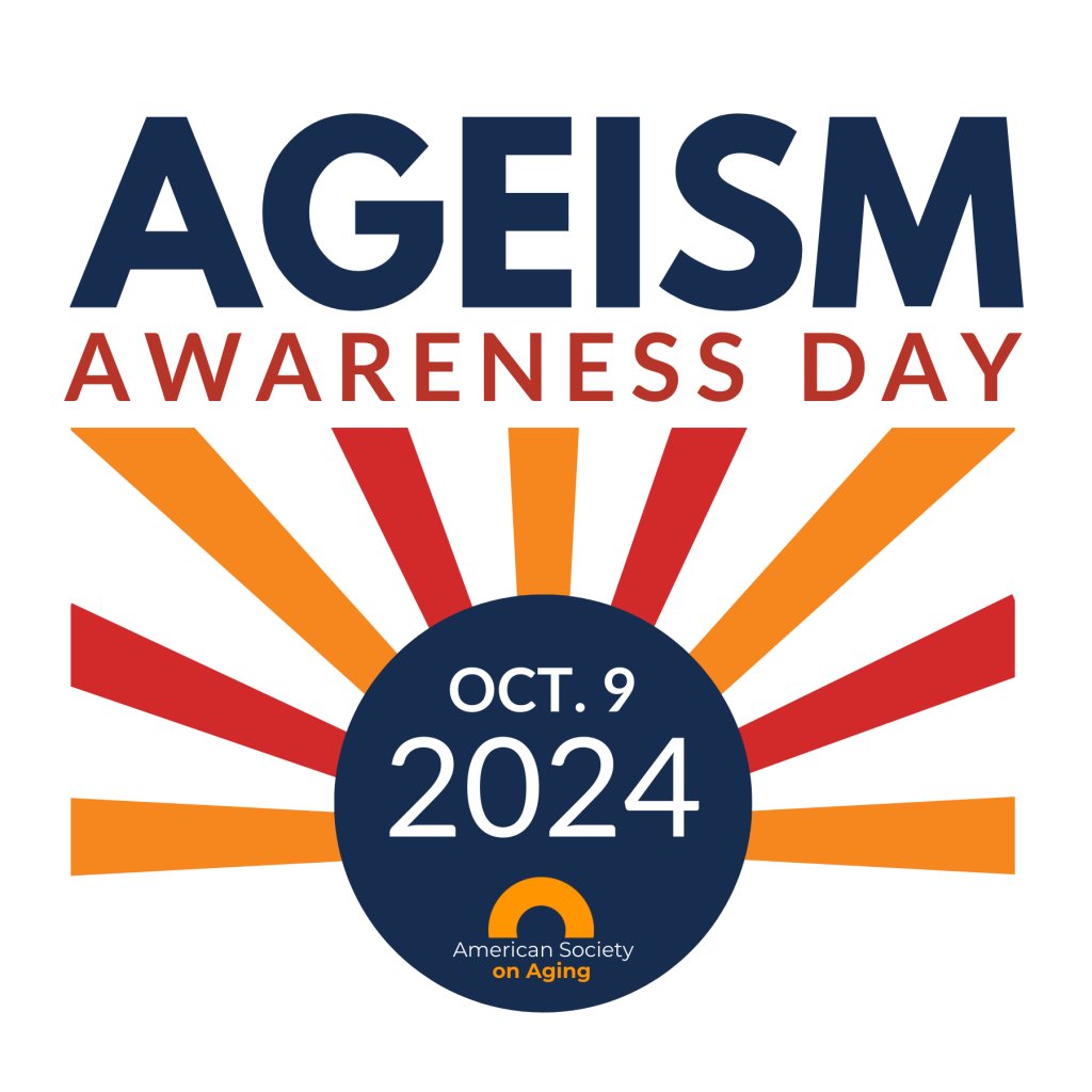 The John A. Hartford Foundation (@johnahartford) on Twitter photo Today is #Agesim Awareness Day! Let's #TalkAboutAgeism and reframe how we talk about aging and #OlderAdults in our communities. Ageism negatively impacts our health, exists in many forms & impacts us at every age.
Learn more: ow.ly/XCS450Tpcnb #AgeismAwarenessDay <a href="/ASAging/">American Society Aging</a> Today is #Agesim Awareness Day! Let's #TalkAboutAgeism and reframe how we talk about aging and #OlderAdults in our communities. Ageism negatively impacts our health, exists in many forms & impacts us at every age.
Learn more: ow.ly/XCS450Tpcnb #AgeismAwarenessDay <a href="/ASAging/">American Society Aging</a>
