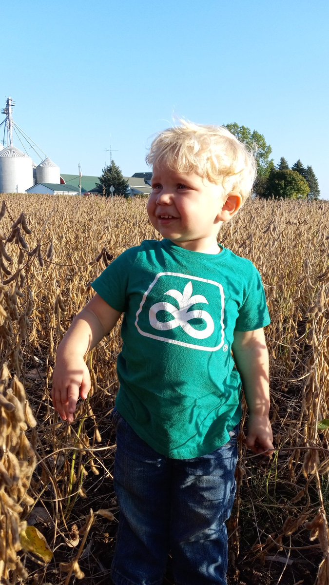 kay_timpe's tweet photo. This boy can't get enough of riding in the combine with his papa. Learning from the best that @PioneerSeeds is the best genetics #plantpioneer #harvest24 #harvestpioneer https://t.co/eDNLiYnXzL
