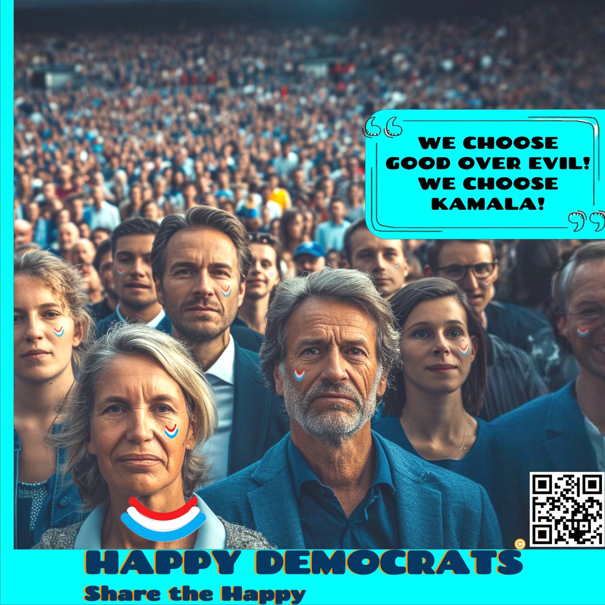 HappyDemocrats's tweet photo. @MikeNellis @KamalaHQ The choice is so stark! The choice is clear! #HarrisWalzObviously #HarrisWalz24 #happydemocrats https://t.co/YLrapHBIY3