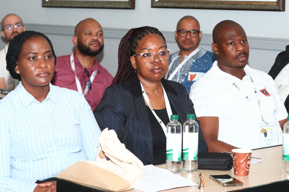 DpmeOfficial's tweet photo. Our Capacity Development Specialist, Ms Morakane Segopolo, is participating in a breakaway session at the @SAMEA_ZA 9th Biennial Conference in Johannesburg.
#SameaConference
#DPMEAtWork https://t.co/SwYev6jF1I
