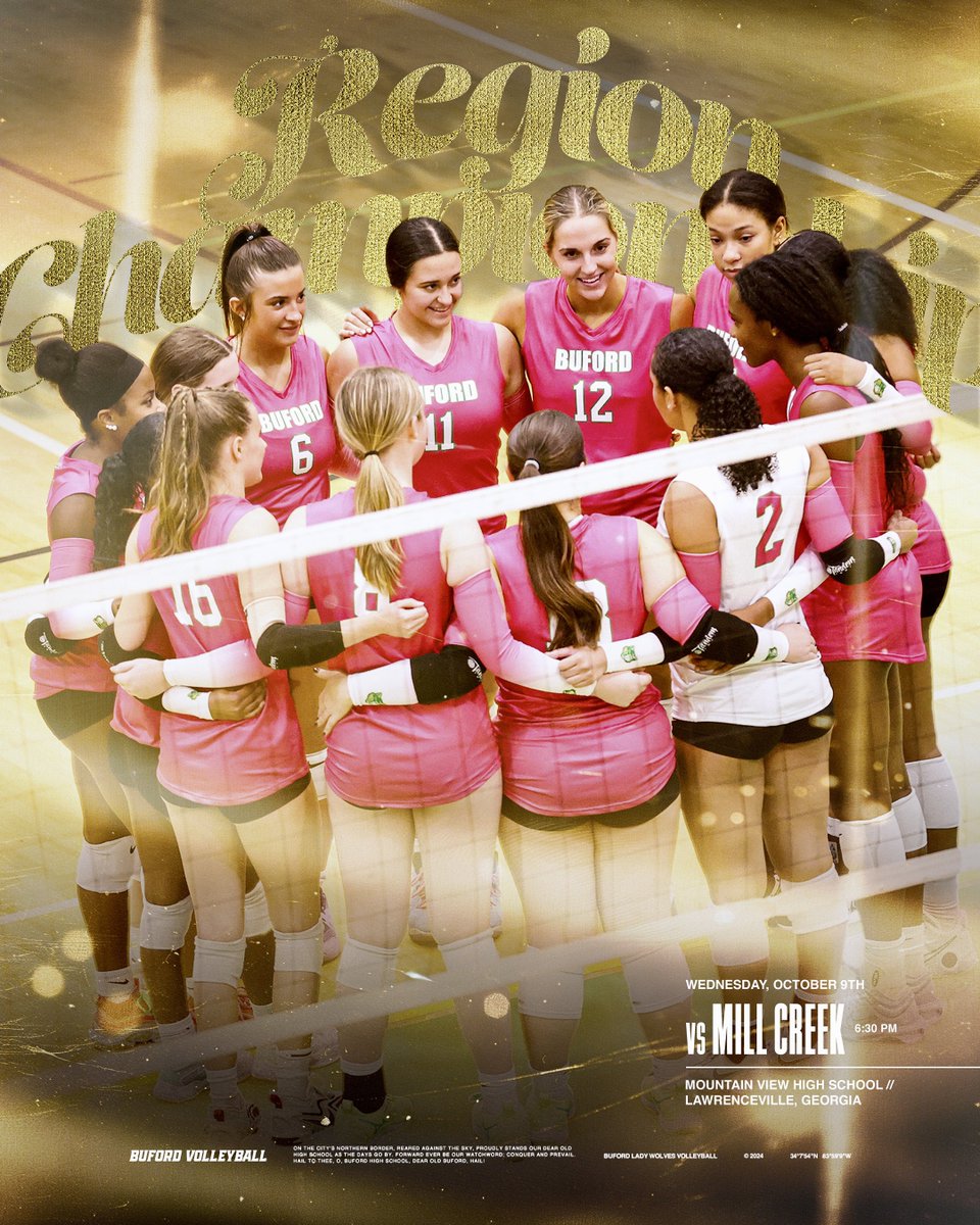 REGION CHAMPIONSHIP❗️

 🆚 Mill Creek 
⏱️ 6:30 PM
📍 Mountain View High School 

#StayHungryStayHumble | #BWOD