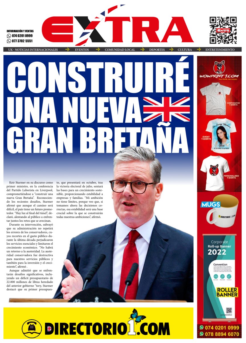 siguenos en todas las redes sociales somos <a href="/ExtraMediaUK/">ExtraMediaUk</a>,  mas de 25 años informando a los latinos en Reino Unido.  

#latinos