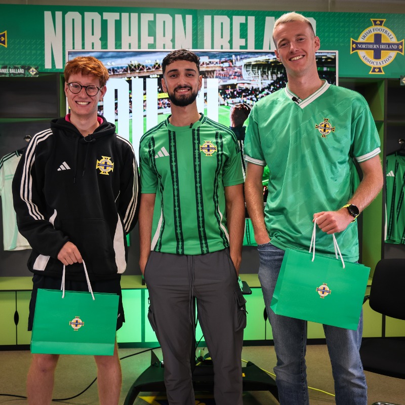 NorthernIreland's tweet photo. Tonight @stefan_peryagh will be joined on the You NI set by Chris Pollock &amp; Tommy Vincent as we look ahead to Belarus &amp; Bulgaria 🙌🏻🟢⚪️ #GAWA #YouNI https://t.co/6u5uI0EvZR