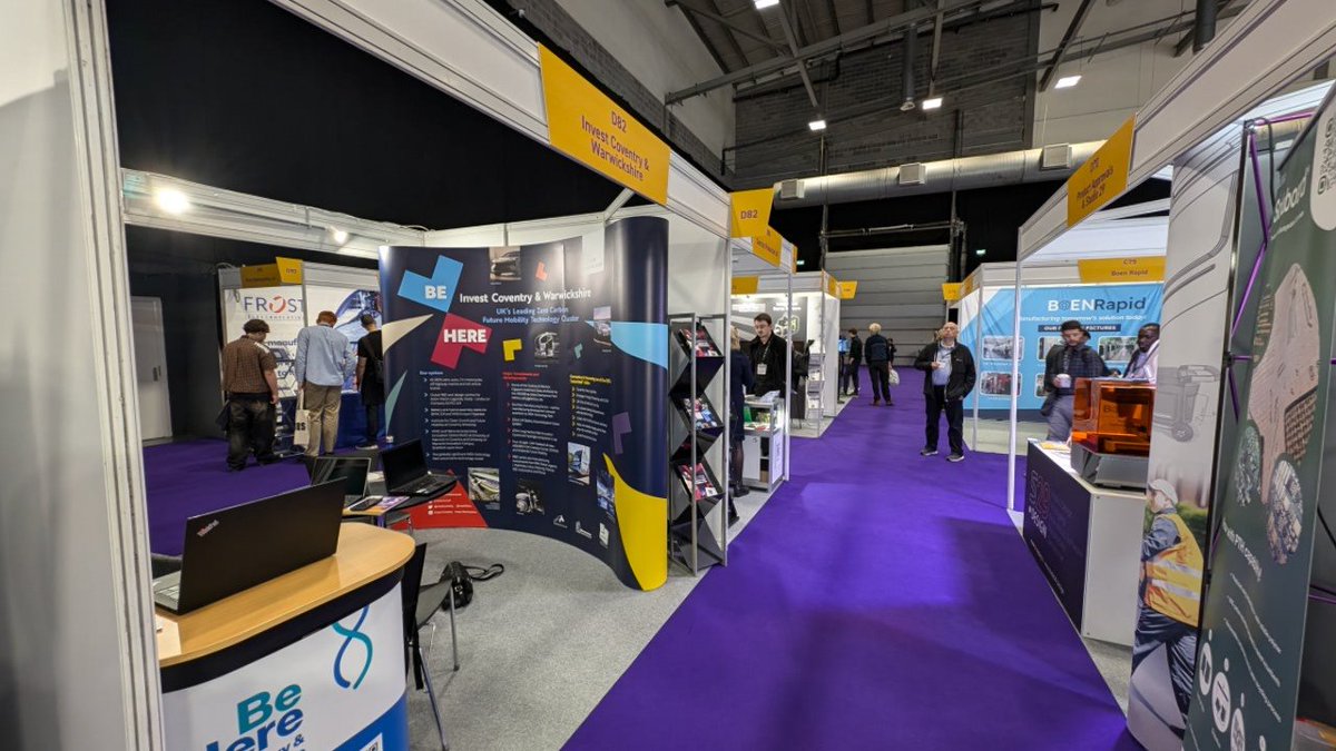 InvestCoventry (@investcoventry) on Twitter photo We're excited to be exhibiting at a buzzing <a href="/EngDesignShow/">Engineering Design Show</a> today at the fabulous <a href="/CBSArena/">Coventry Building Society Arena</a>. Come and see us at stand D82 to find out how we can support your business to locate and invest in Coventry & Warwickshire.
<a href="/coventrycc/">Coventry City Council</a> <a href="/InvestWarks/">InvestWarwickshire</a> We're excited to be exhibiting at a buzzing <a href="/EngDesignShow/">Engineering Design Show</a> today at the fabulous <a href="/CBSArena/">Coventry Building Society Arena</a>. Come and see us at stand D82 to find out how we can support your business to locate and invest in Coventry & Warwickshire.
<a href="/coventrycc/">Coventry City Council</a> <a href="/InvestWarks/">InvestWarwickshire</a>