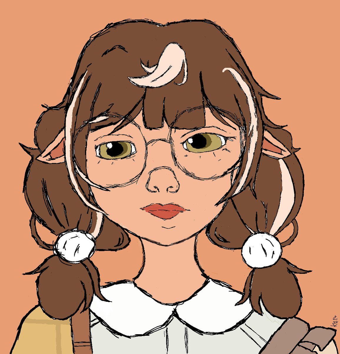 KitTheTiredKat's tweet photo. Did a little drawing of @CherryBee_art 's PNG model they use on their streams :) All drawn on Ibis Paint on my phone. #CherryBeeFanArt #CherryBee #ibispaint #mobileart #digitalart #kitdoodles https://t.co/D3bpKDN3Ge