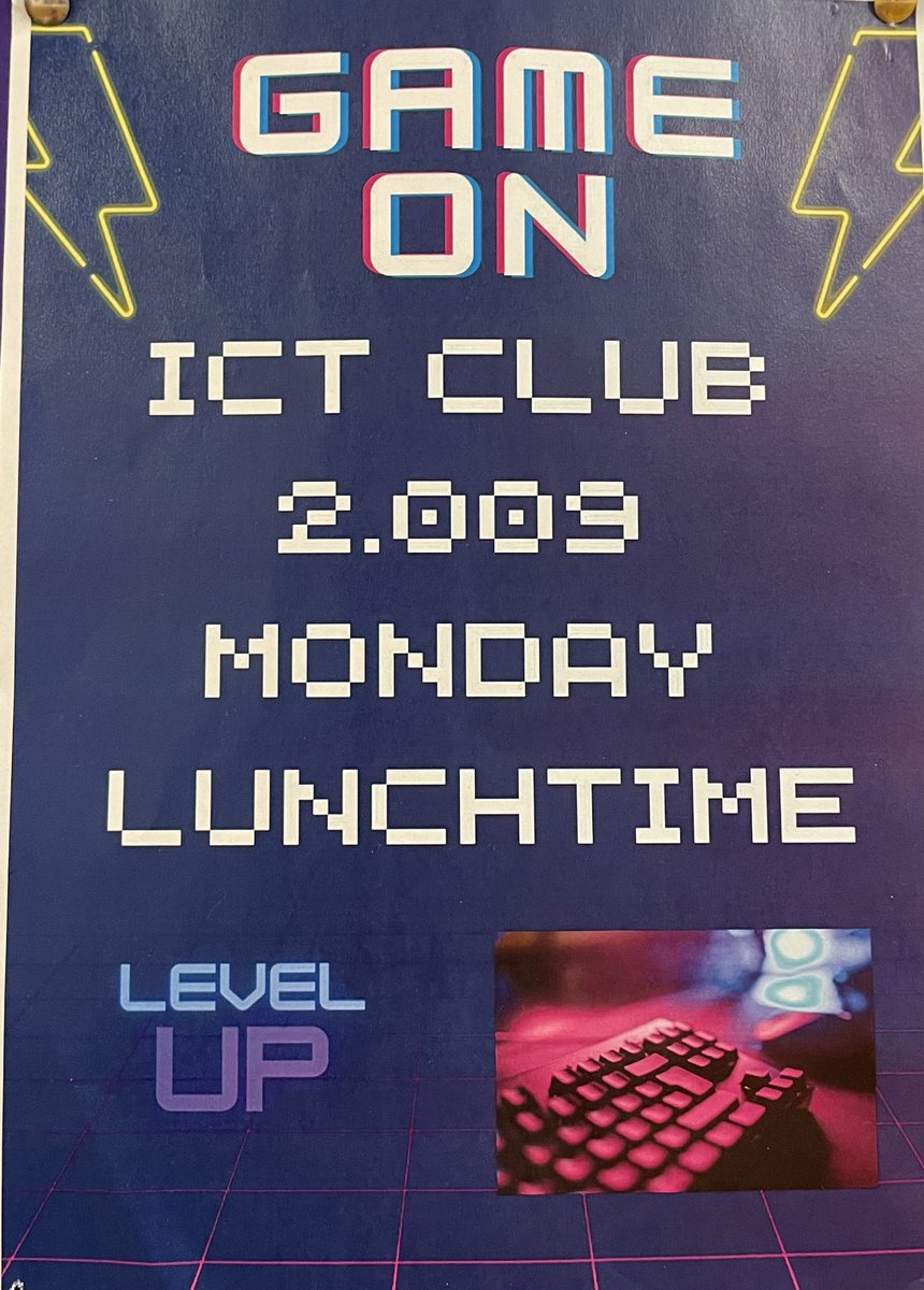 📣 ICT Department Clubs 📣
💻 S1 ICT Club with Miss Johnston - Monday lunch
🧘🏽 Self Care Club with Miss Farmer - Monday lunch 
📈S1 Business Club with Miss Carlyle - Thursday lunch 
<a href="/theparkmains/">Park Mains High</a>
