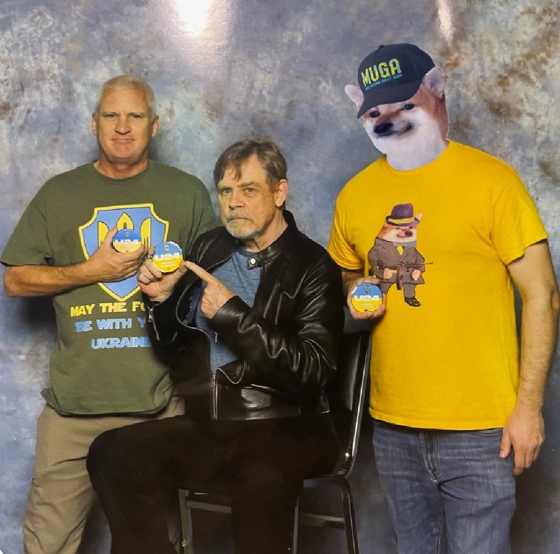 Would you like to own an <a href="/U24_gov_ua/">UNITED24</a> coin just like <a href="/MarkHamill/">Mark Hamill</a> ? Today might be your 🍀 day !

We have about 20 left. Only 150 total. We're auctioning 10 today. You send your 💲directly to <a href="/U24_gov_ua/">UNITED24</a>

Don't miss out! When they're gone, they're gone. See you in a few hours 😉