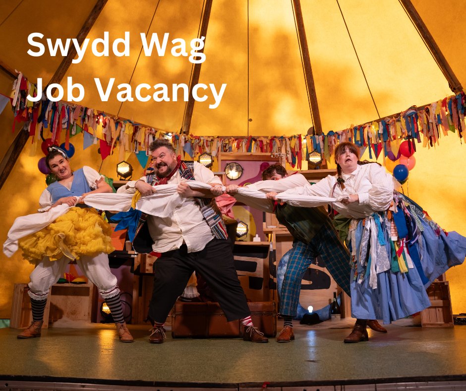 📢 SWYDD WAG📢

Ry'n ni'n chwilio am Swyddog Marchnata a Chyfathrebu i ymuno â ni ❤️
 
Ydych chi’n mwynhau creu cynnwys digidol difyr a deniadol? A hoffech chi ein helpu i gyfathrebu am holl waith Theatr Gen? Dyma’r swydd i chi! 

Dyddiad cau: 4 Tachwedd 

theatr.cymru/y-cwmni/swyddi…